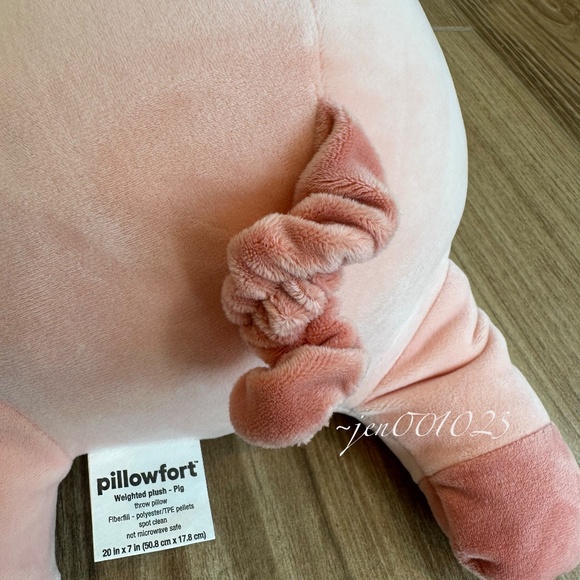 Pig Weighted Plush Throw Pillow - Pillowfort - Picture 11 of 12
